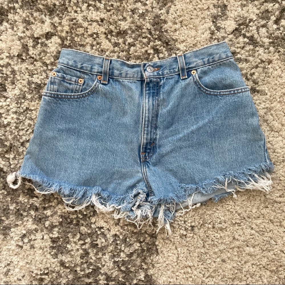 Levi’s Distressed Jean Shorts
